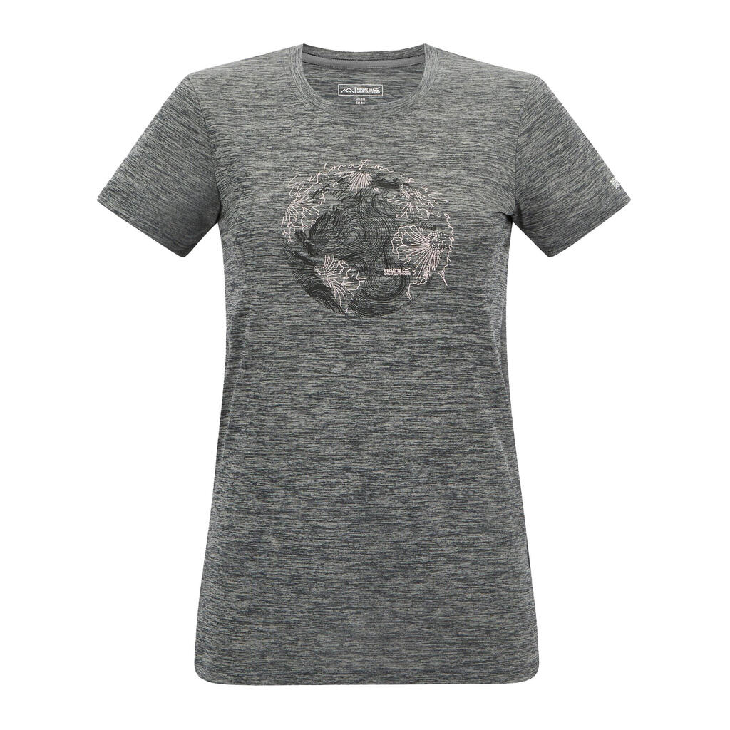Womens/Ladies Fingal World TShirt (Dark Storm Marl)