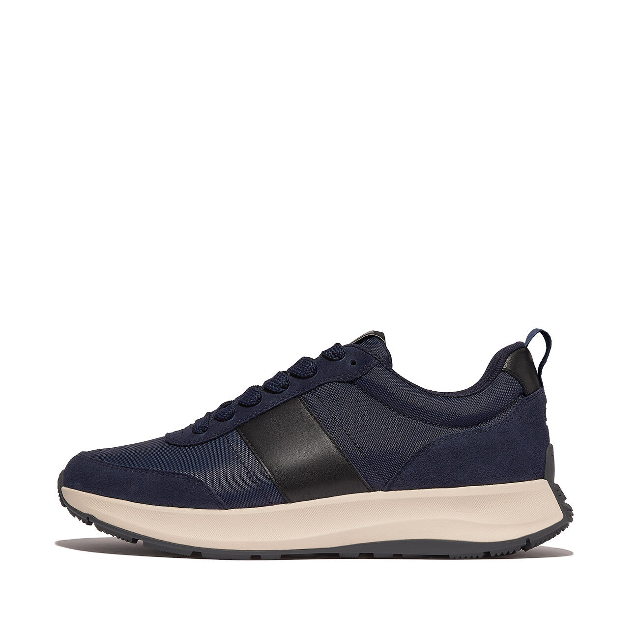 FITFLOP FitFlop F-Mode Flow Sneaker - Mixed Materials  DONKERBLAUW 45 3/7