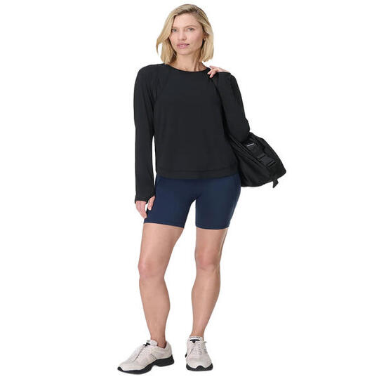 SWEATY BETTY Breathe Easy Mesh Long Sleeve Top T-shirt KONINGSBLAUW XL