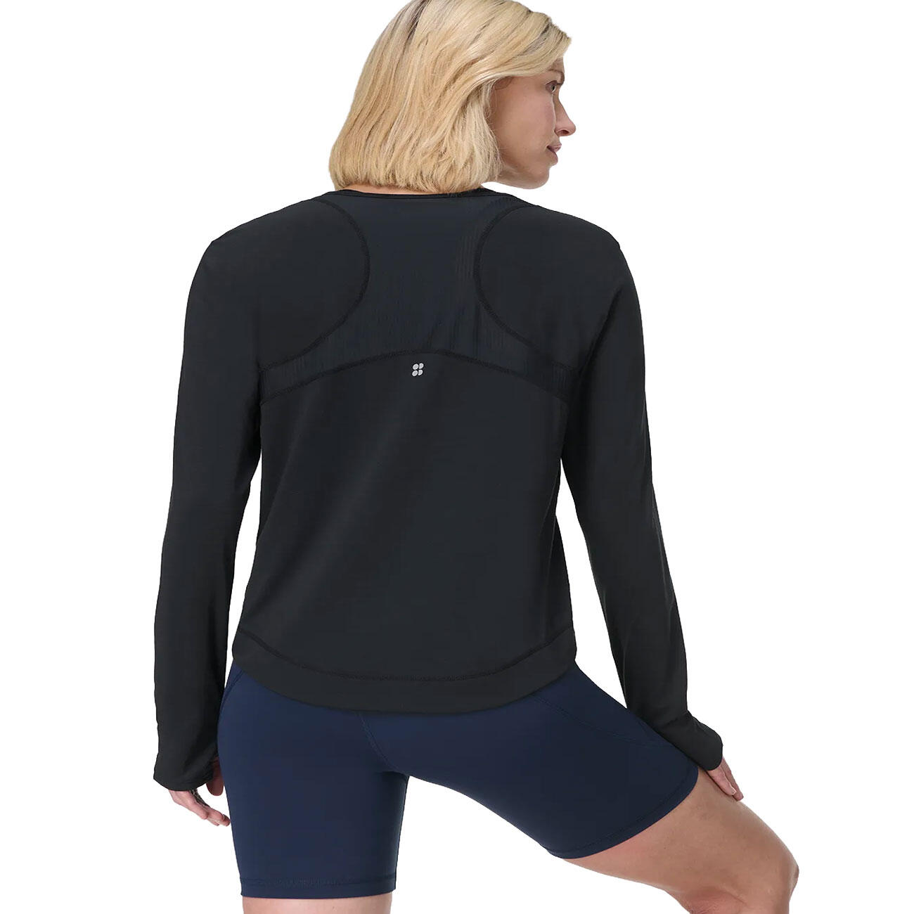 Haut à Manches Longues en Maille Sweaty Betty Breathe Easy 4/7