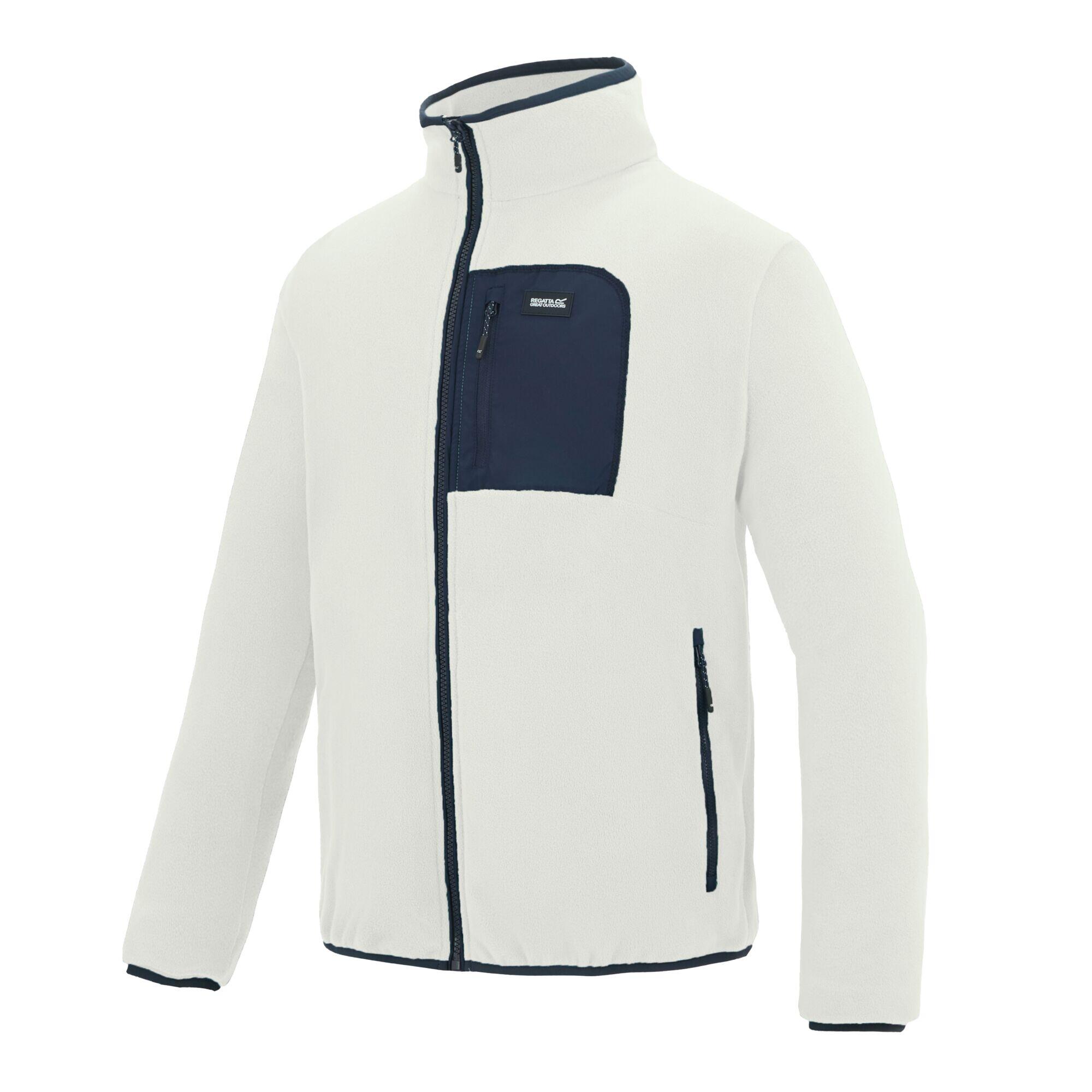 Veste Polaire FRANKIE Homme (Blanc / Bleu Marine) 3/5