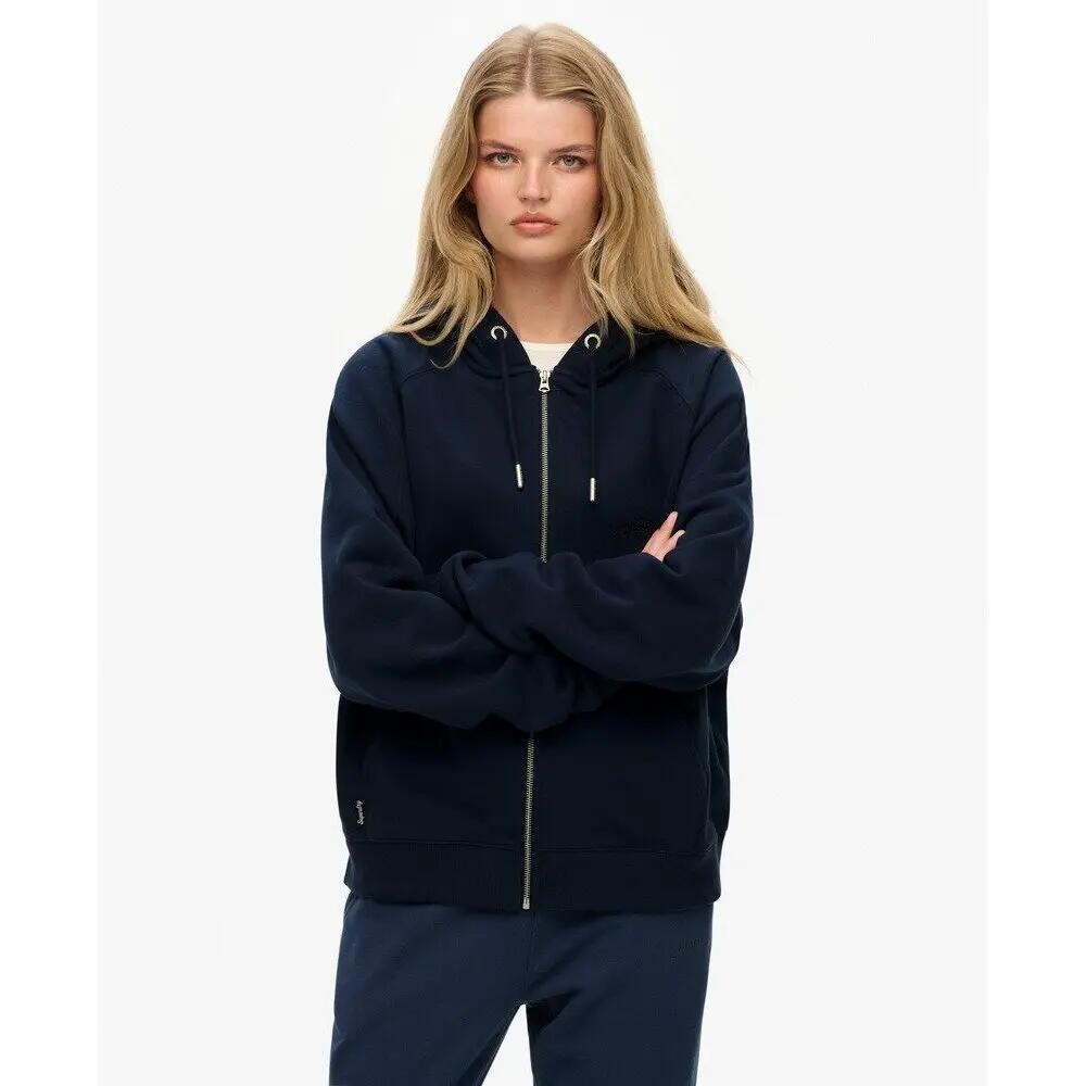 Damska bluza z kapturem zapinana na zamek z logo Superdry Essential 2/7