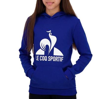 Felpa con Cappuccio Blu Le Coq Sportif N°3 per Ragazza