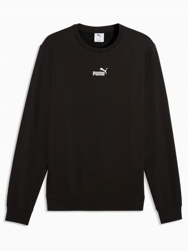 PUMA Herren-Sweatshirt aus Baumwolle ohne Kapuze 3/4
