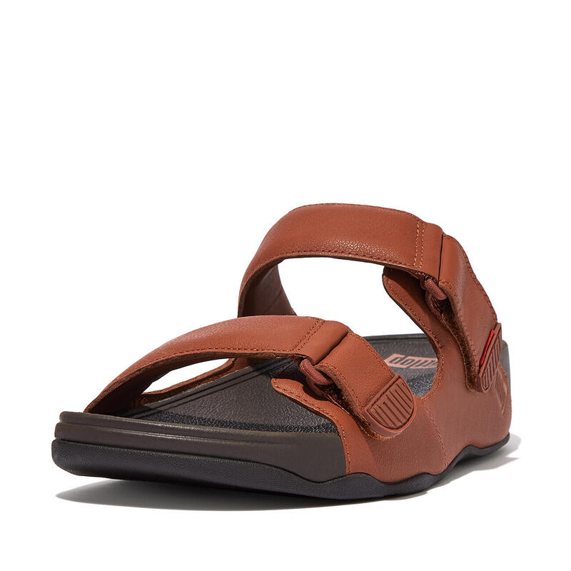 FITFLOP FitFlop Gogh Moc Slide In Leather Men  DONKERBRUIN 45