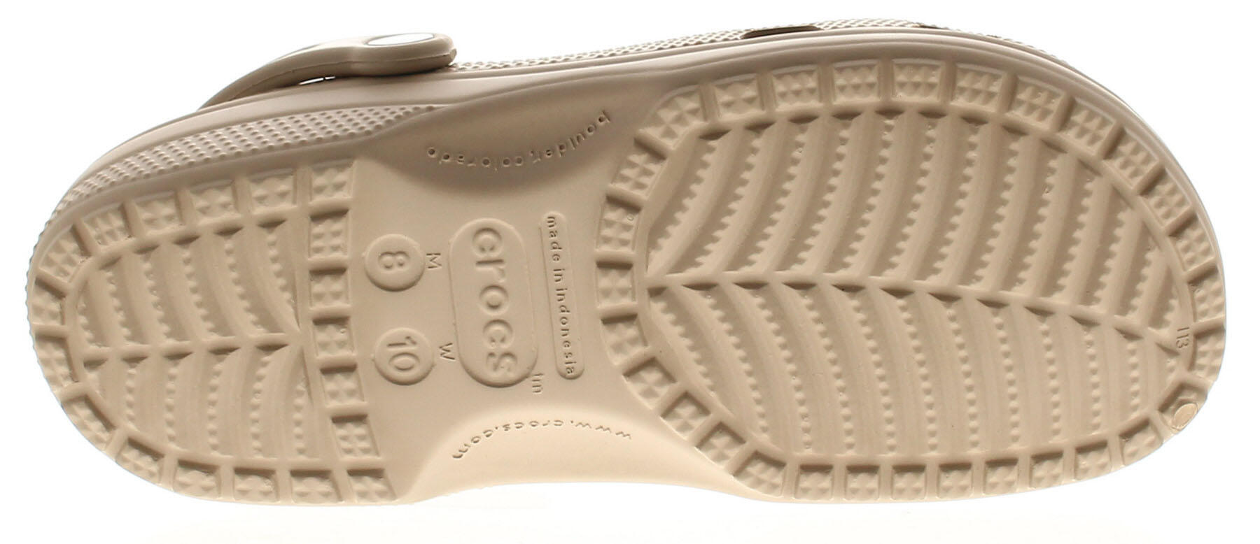 Sandali da uomo Crocs marrone. 5/5