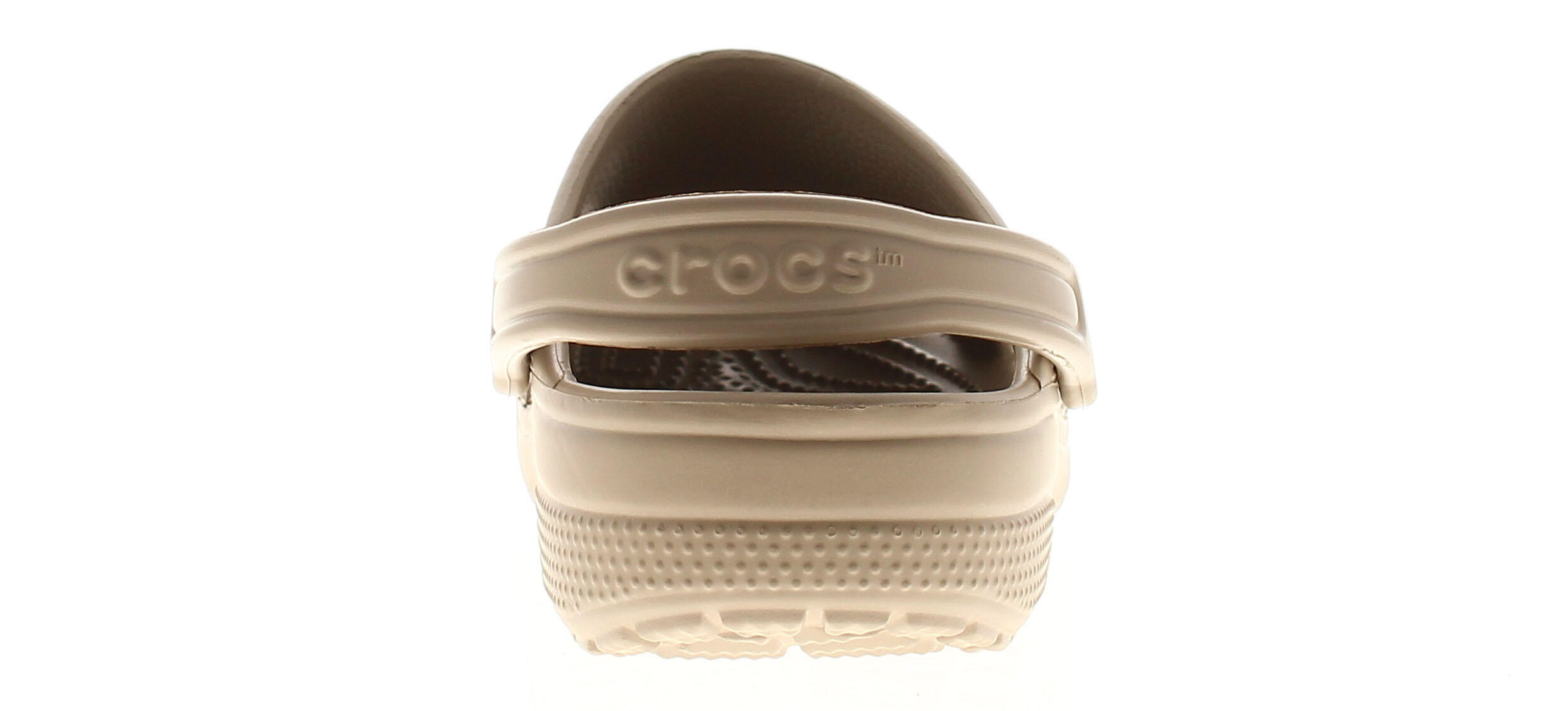 Sandali da uomo Crocs marrone. 4/5