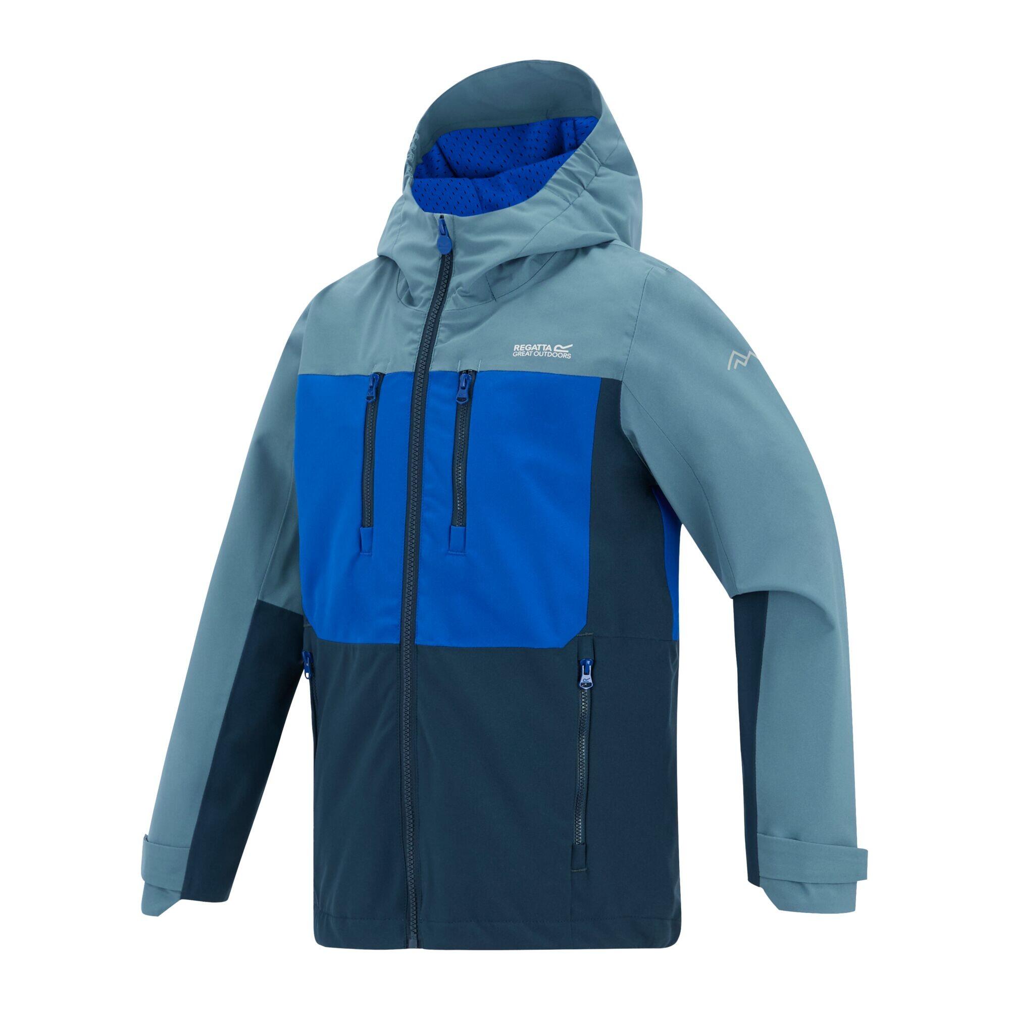 Veste Imperméable Motif/style Monochrome HIGHTON Enfant (Bleu De Chine / Bleu 3/5