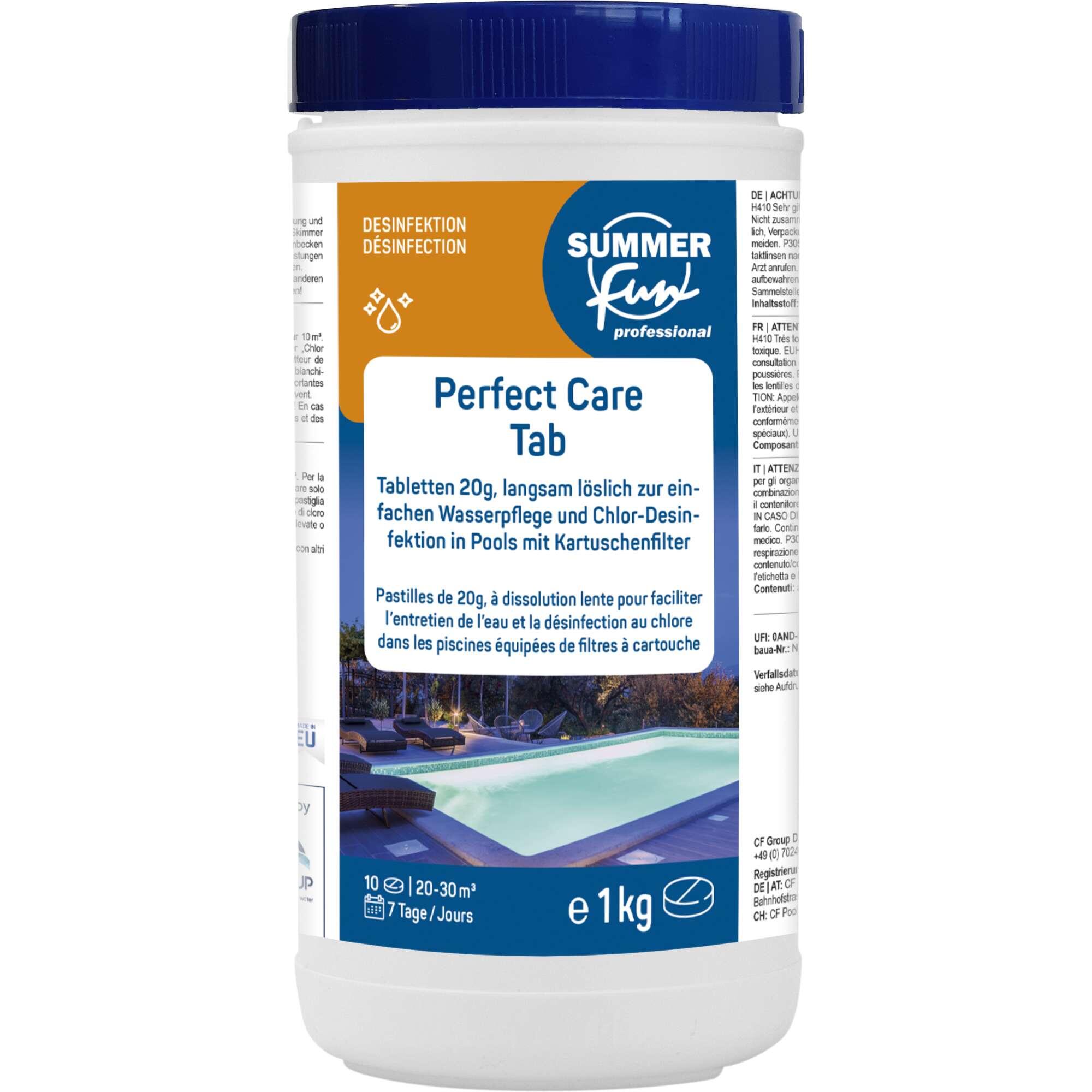 Summer Fun Perfect Care Tabs 20 g, 1 kg - Multifunktions-Pooltabs 1/2