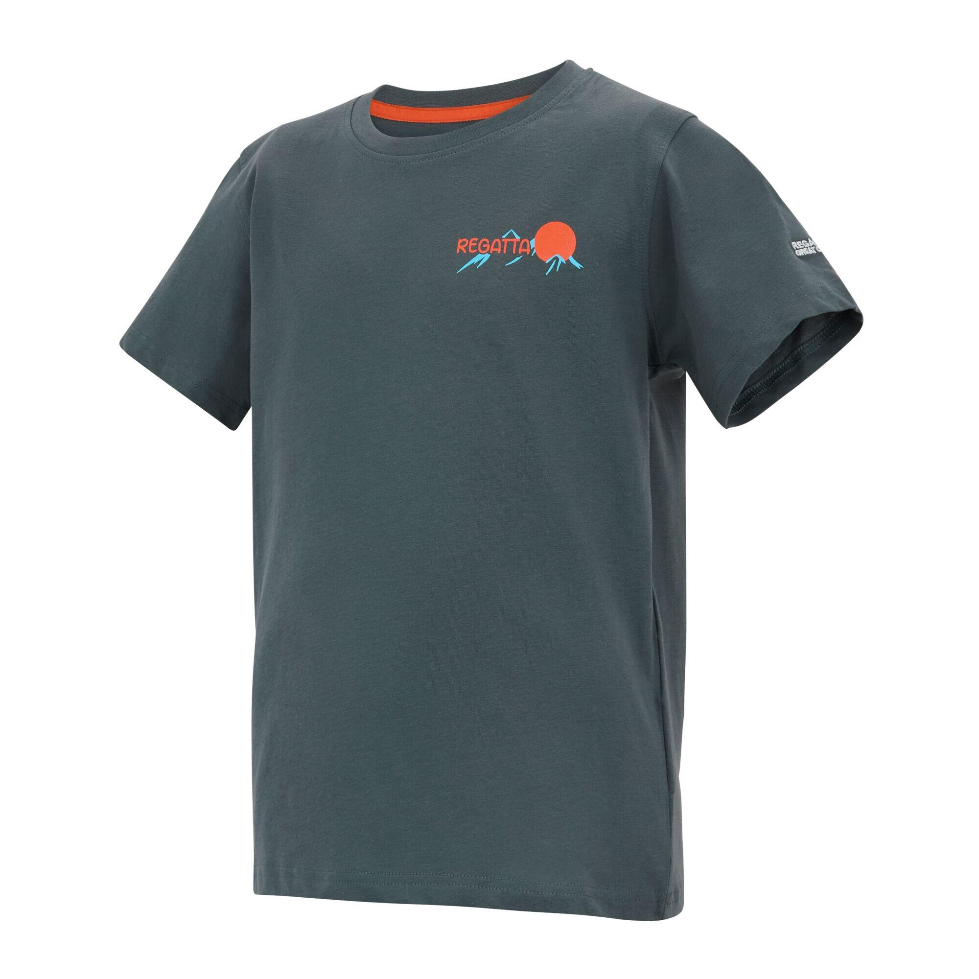 "Bosley" TShirt für , Rückseitiger Aufdruck Kinder Dunkler Sturm 3/5
