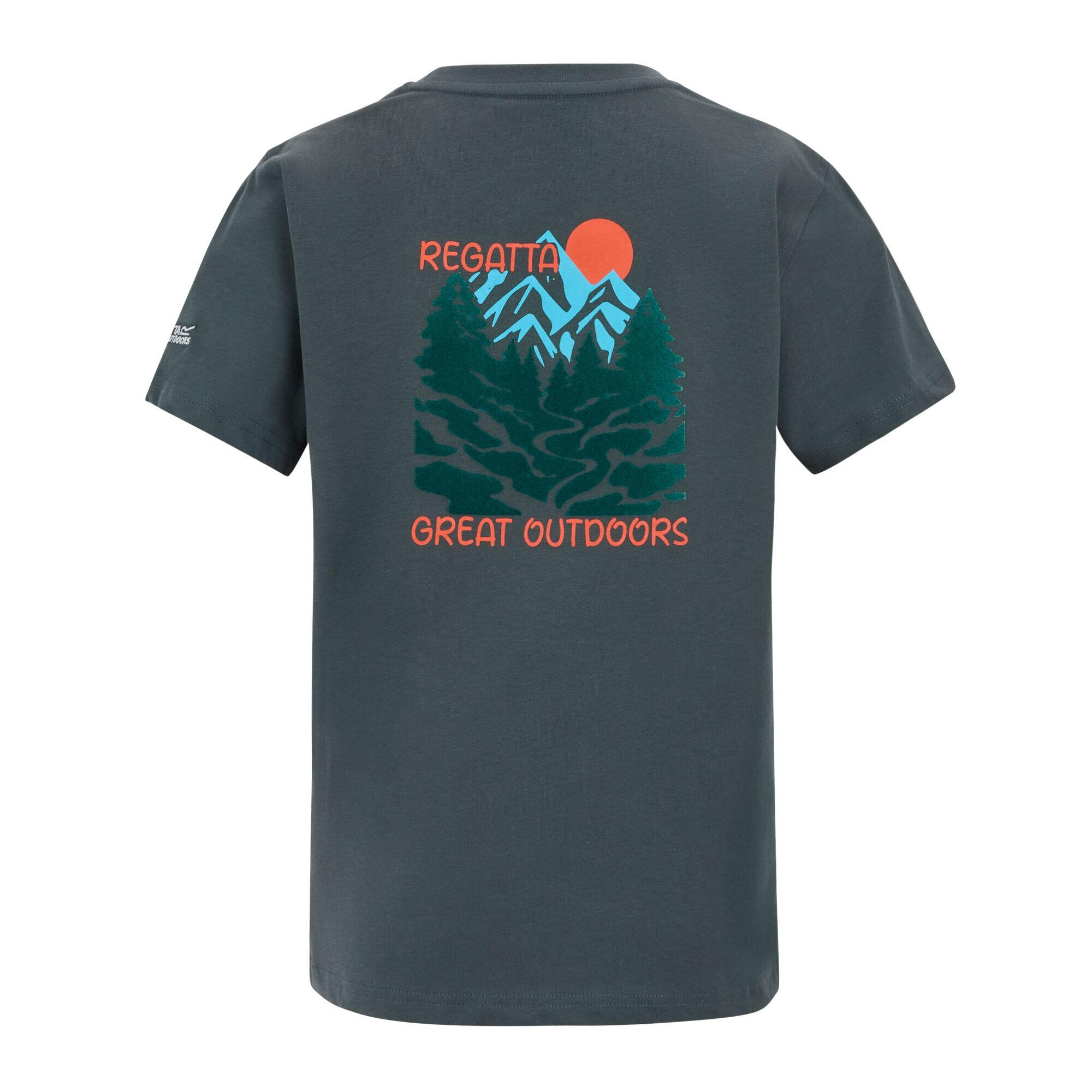 "Bosley" TShirt für , Rückseitiger Aufdruck Kinder Dunkler Sturm 2/5
