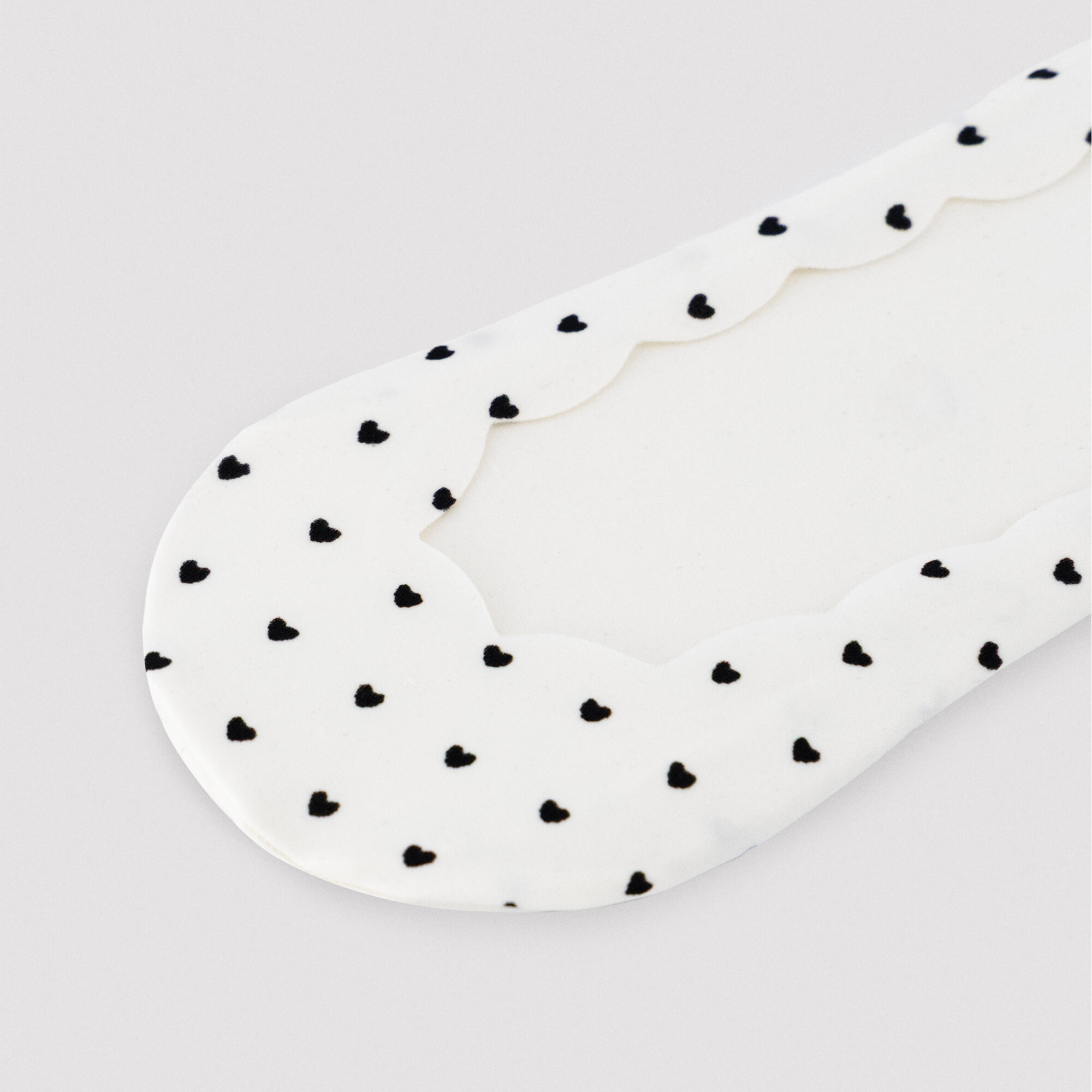Pack de 3 calcetines pinkies elásticos estampados corazones 3/7