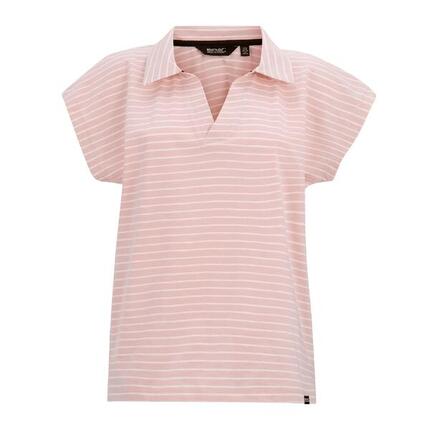 Tshirt LORANA Femme (Rose Brumeux / Blanc)