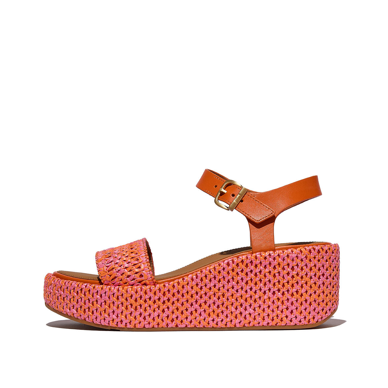 Sandales Compensées FitFlop à Brides Tissées et Plateformes 3/7