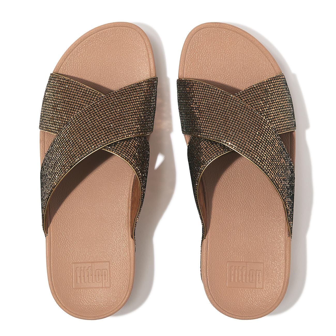Glissières croisées FitFlop Lulu Vieil Or 5/7