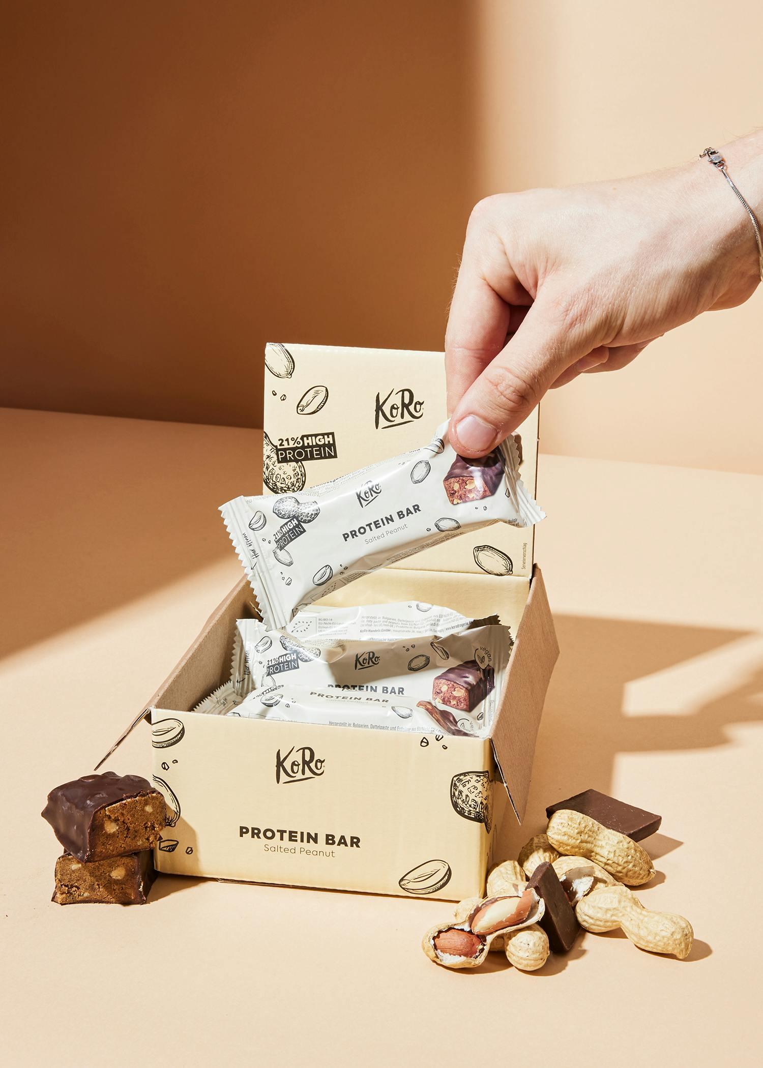 Barre protéinée vegan cacahuètes salées bio 12 x 50 g 6/6