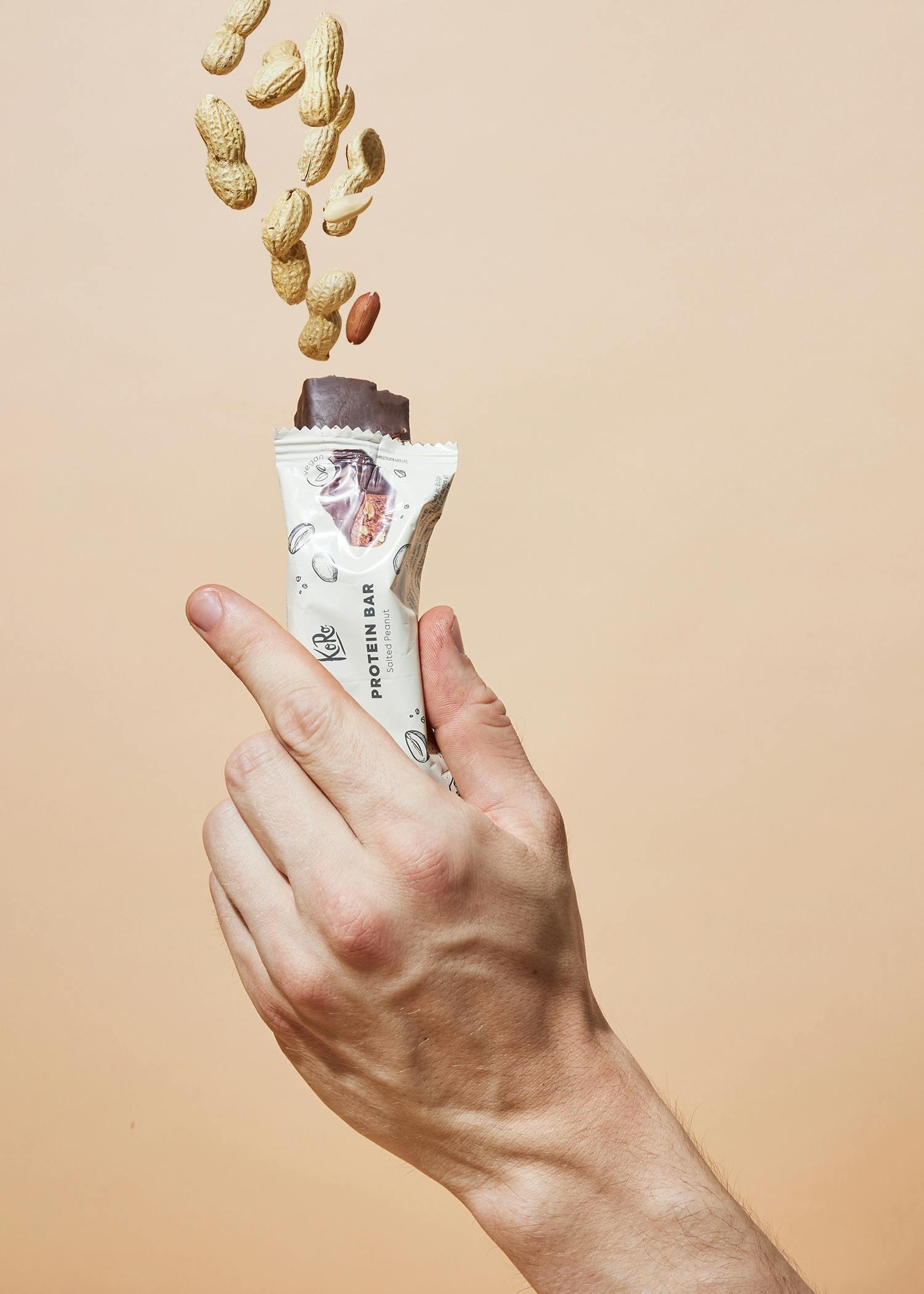 Barre protéinée vegan cacahuètes salées bio 12 x 50 g 5/6