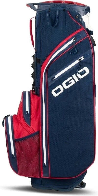 Sac de golf étanche hybride All Elements - Sac chariot - Rouge Blanc Bleu 6/7