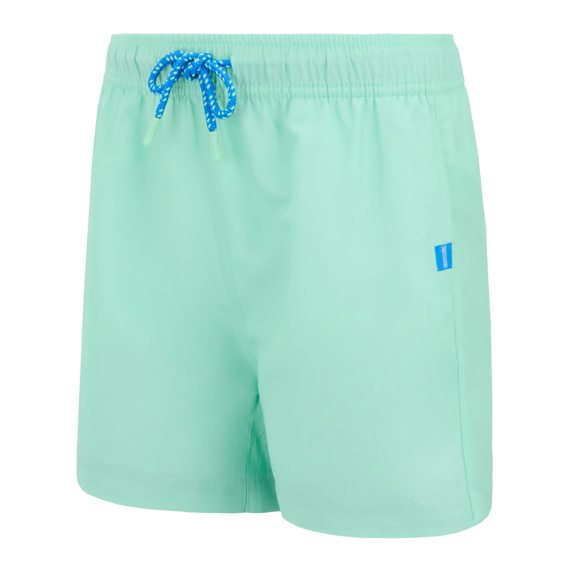 "Skander" Badeshorts für Kinder Jungen Eisgrün/Sonic-Blau 3/4