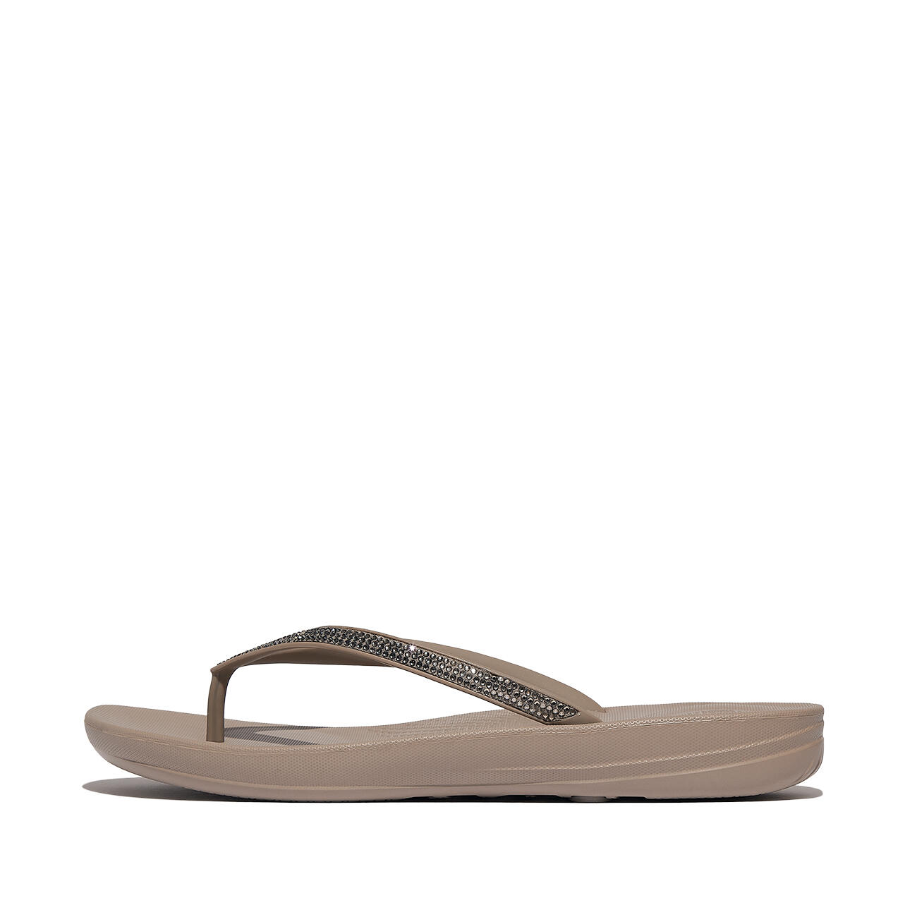 FITFLOP FitFlop Iqushion Ombre Sparkle Flip-Flops  OP TAUPE/TIN 36 3/7