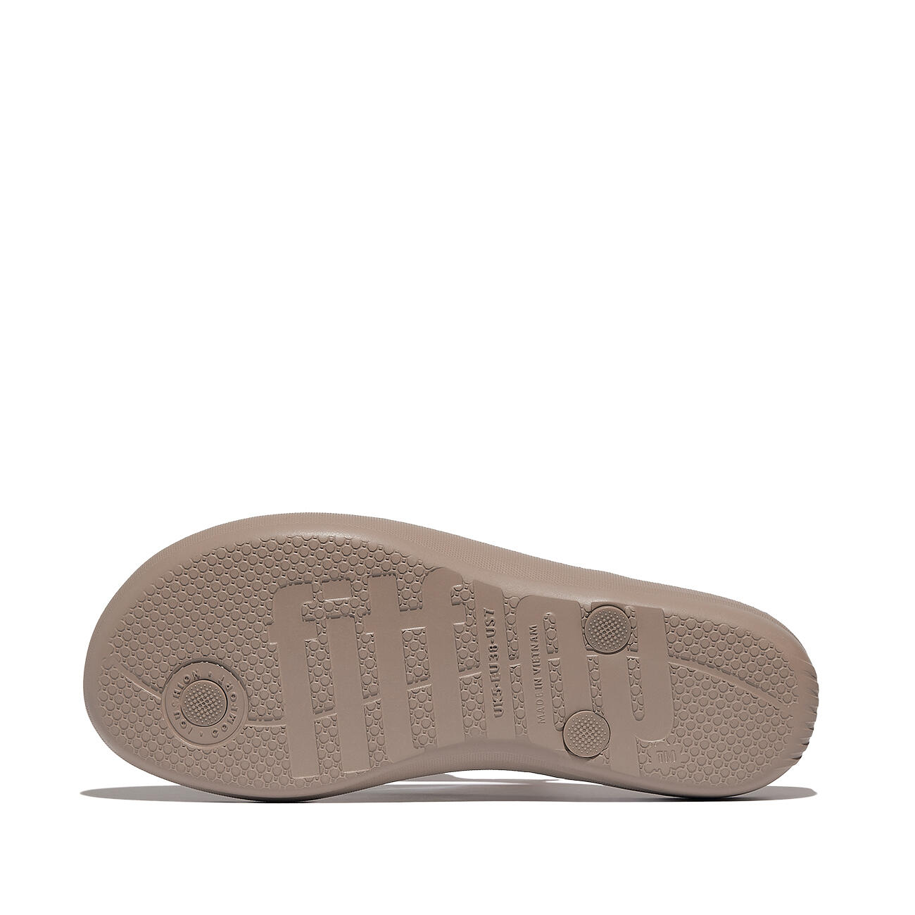 FITFLOP FitFlop Iqushion Ombre Sparkle Flip-Flops  OP TAUPE/TIN 36 4/7