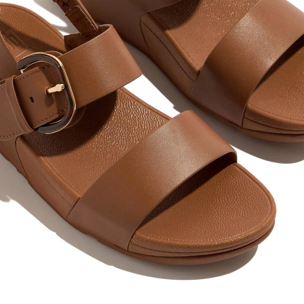 Sandales FitFlop Lulu en cuir à bride arrière et boucle en résine 4/6