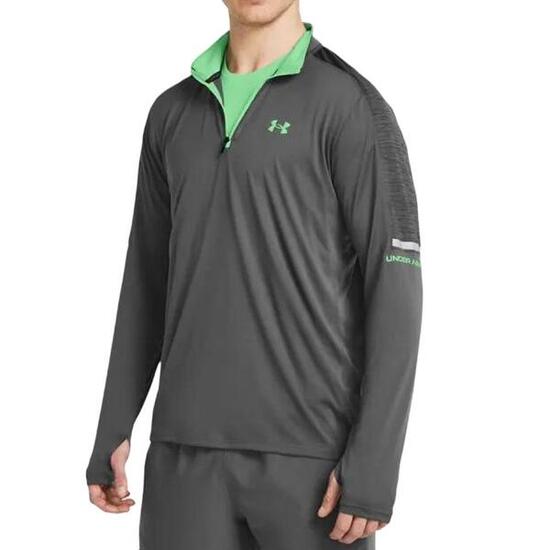 Under Armour Core+ Tech Herren Sweatshirt Grau/Grün