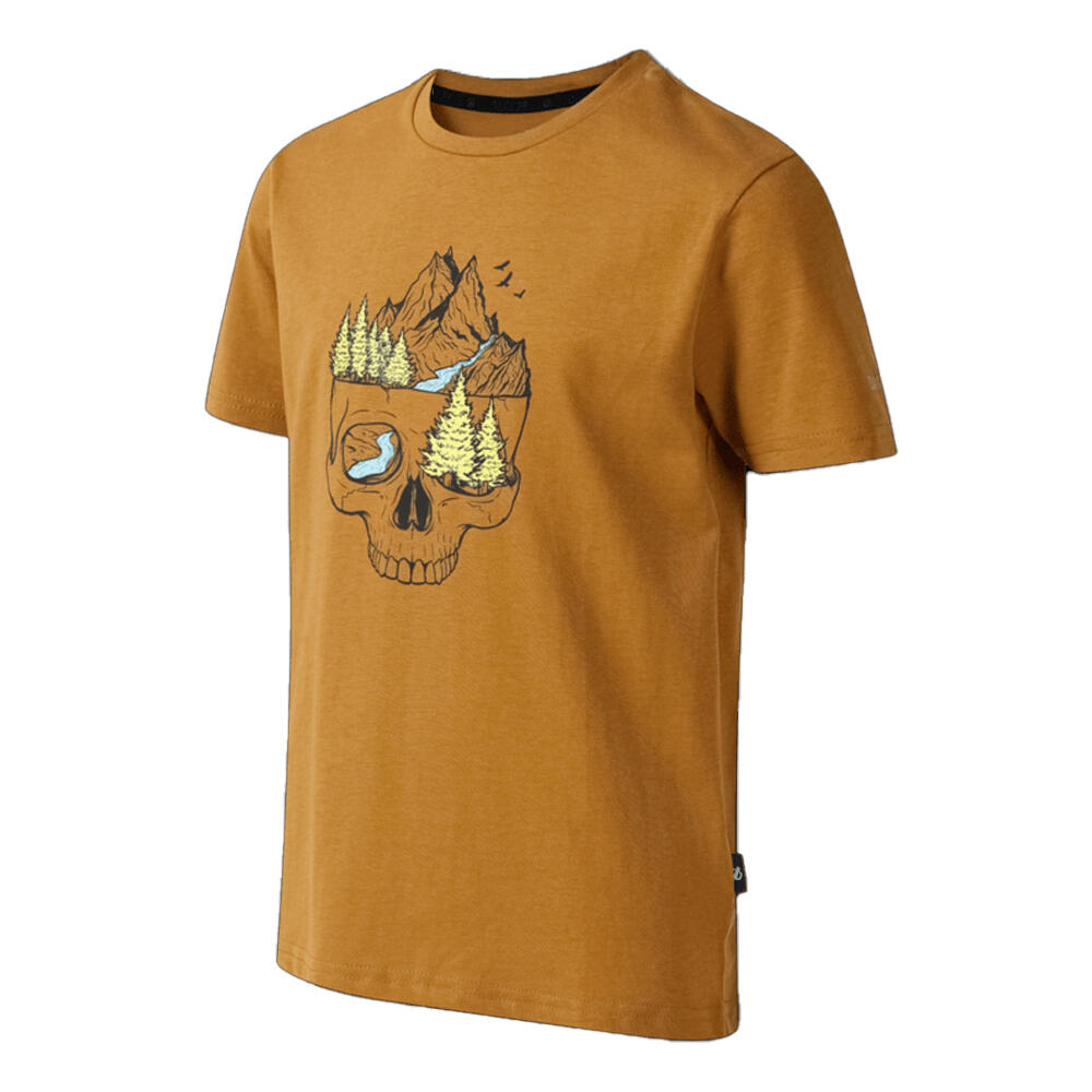 Tshirt Motif/style Crâne TRAILBLAZER Enfant (Jaune) 3/5