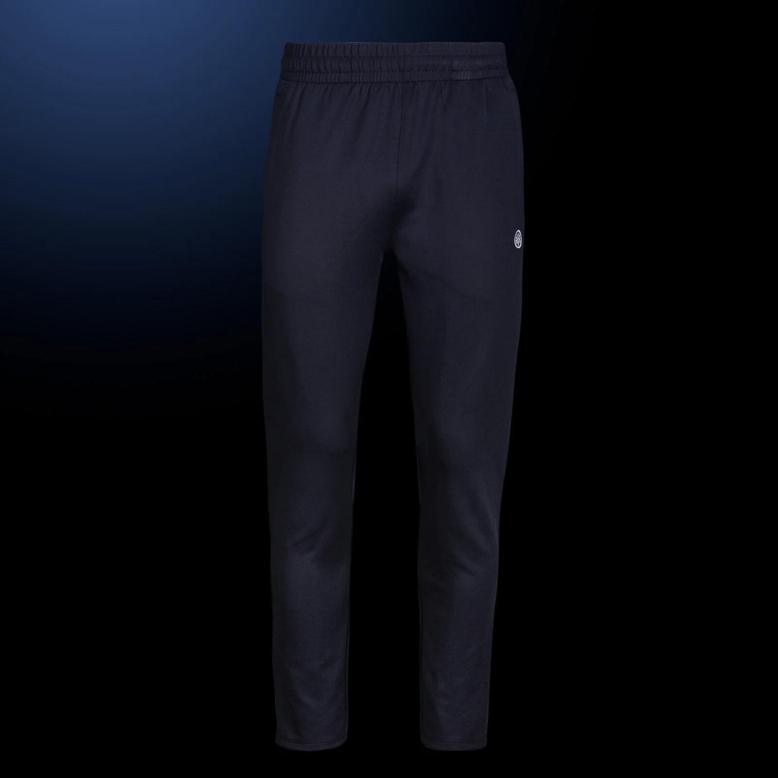 Homme Pantalon d'entraînement – Respirant avec fermeture éclair, Bleu marine 2/4
