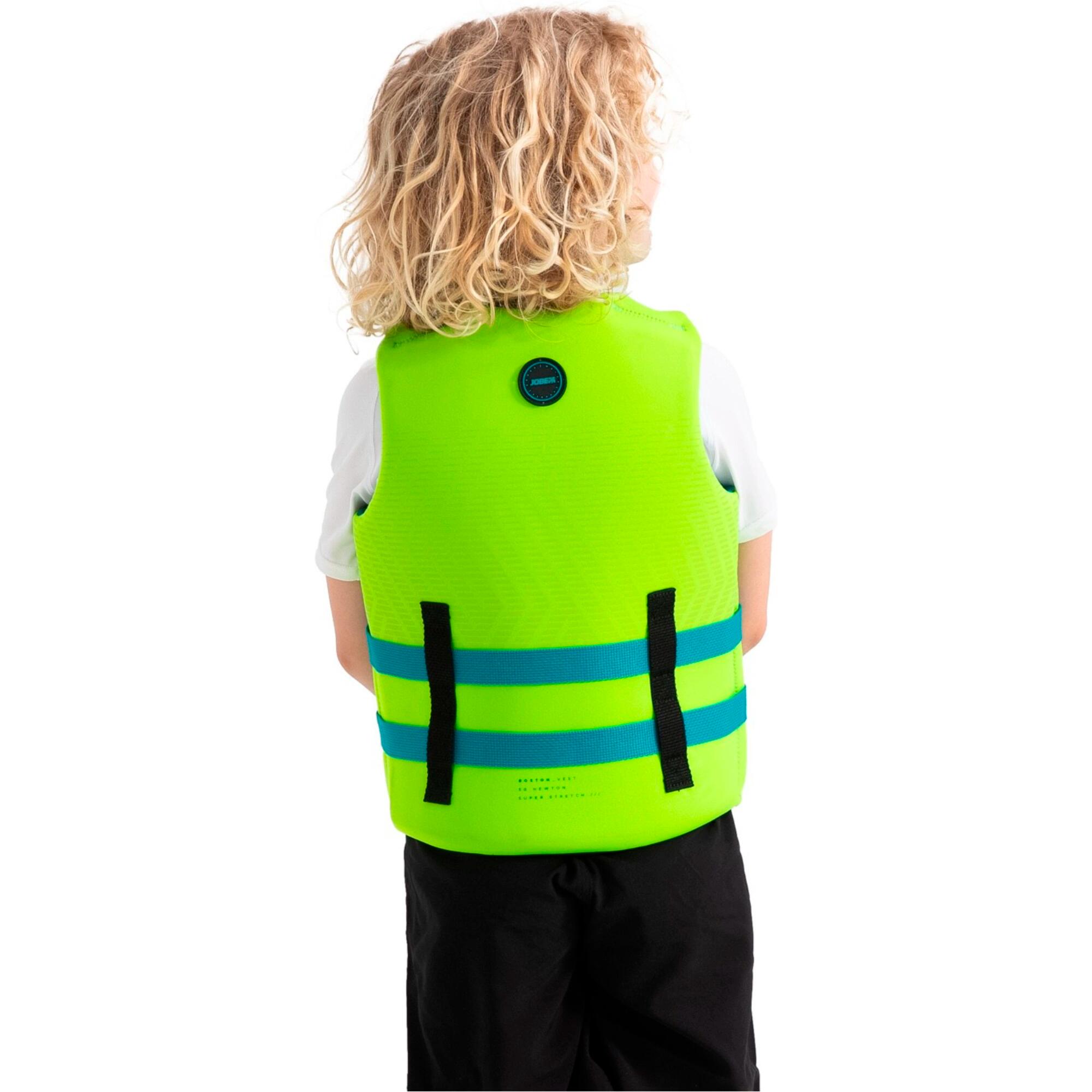 Colete Jobe Neoprene Criança Lime 2/7
