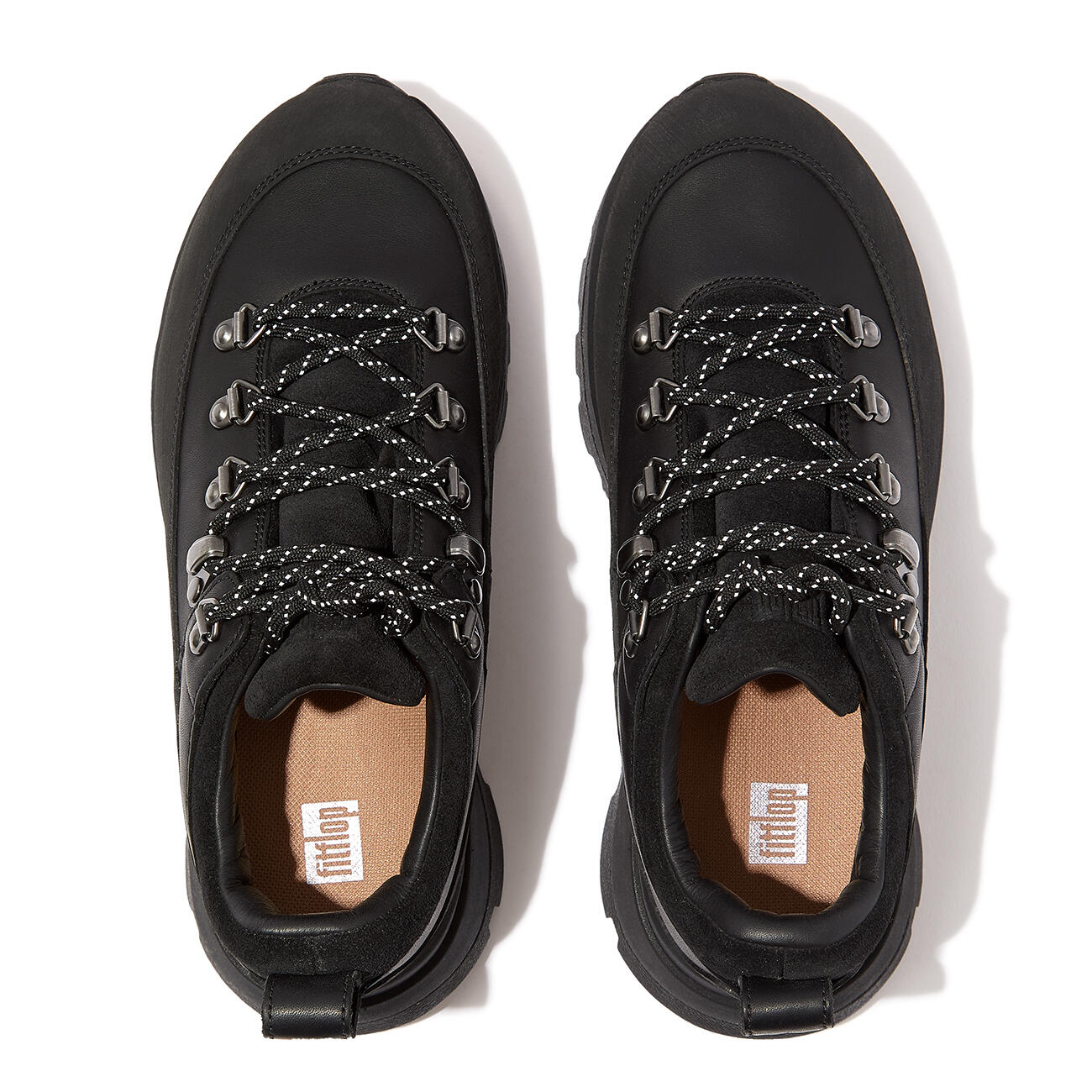Baskets FitFlop Neo-D-Hyker en cuir imperméable 5/7