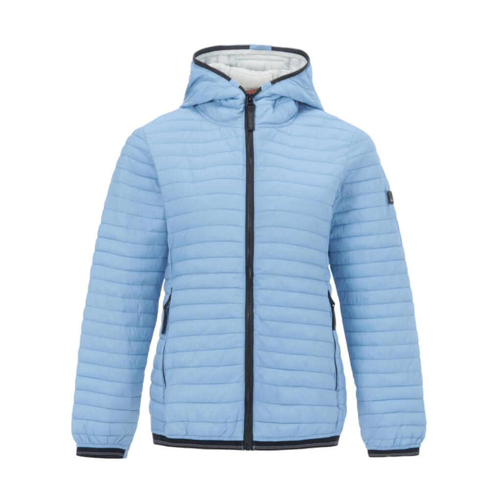 Womens/Ladies Rigain Quilted Jacket (Washed Denim)
