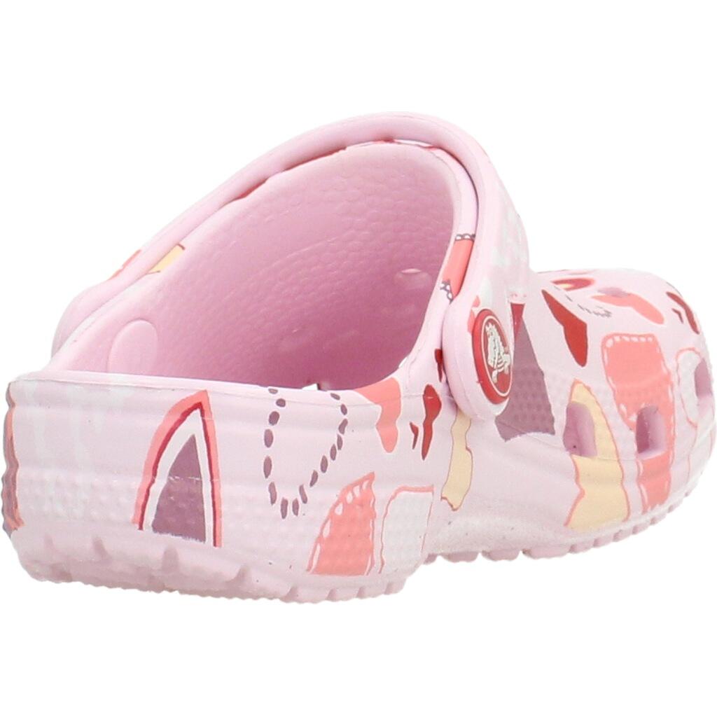 Sandały CROCS CLASSIC VDAY CLOG K Rose 3/5