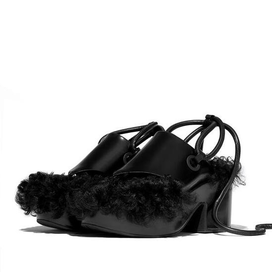 FITFLOP Platfforms X Roksanda Heeled Ankle-Tie T/P Sandals BLACK 37
