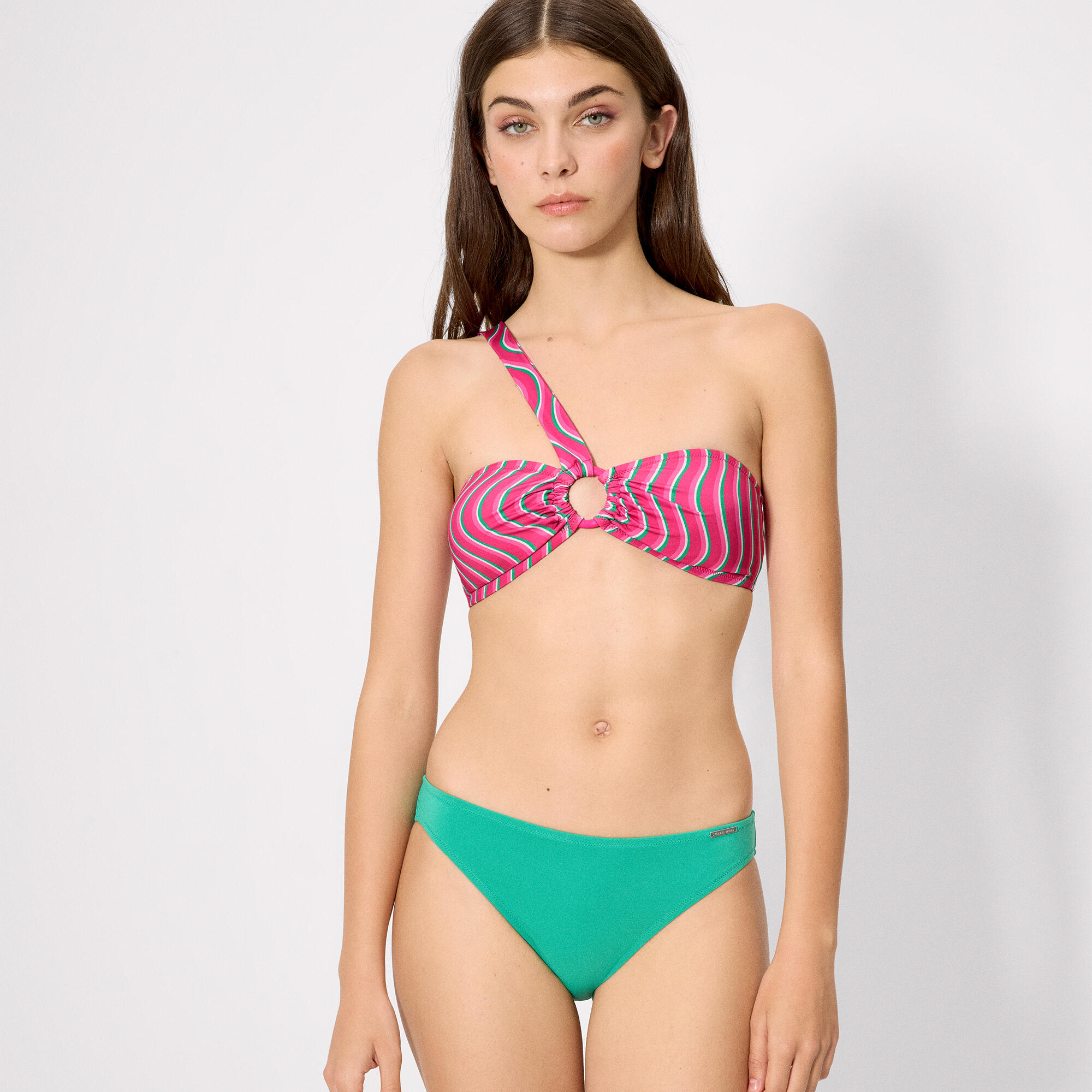 Top bikini estampado ondas copa B 5/5