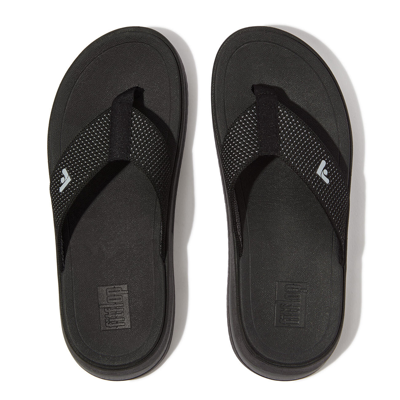 FITFLOP FitFlop Surff Two-Tone Webbing Toe-Post Sandals  ZWART 38 5/7