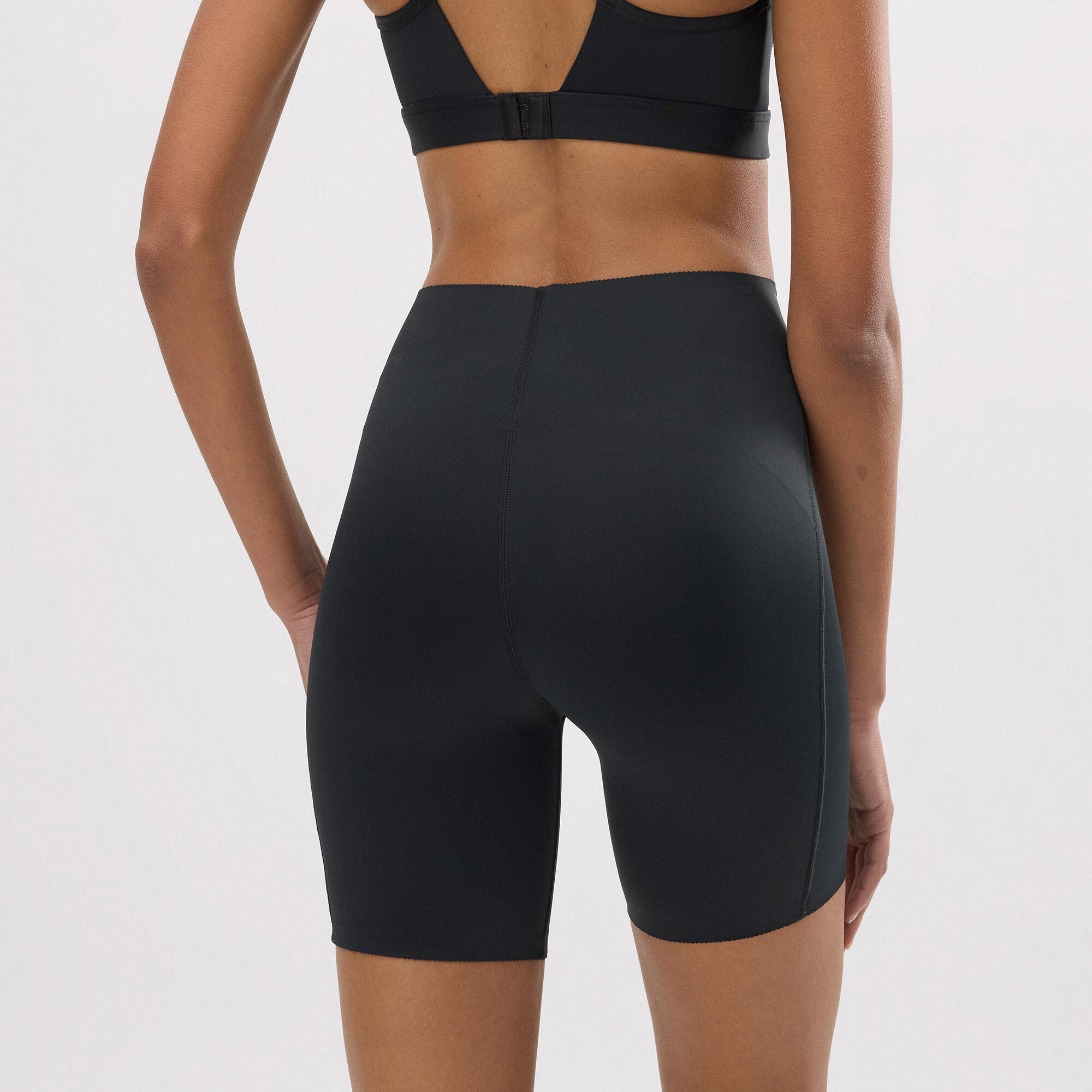 Leggings deportivos Compressive cortos negro 3/6