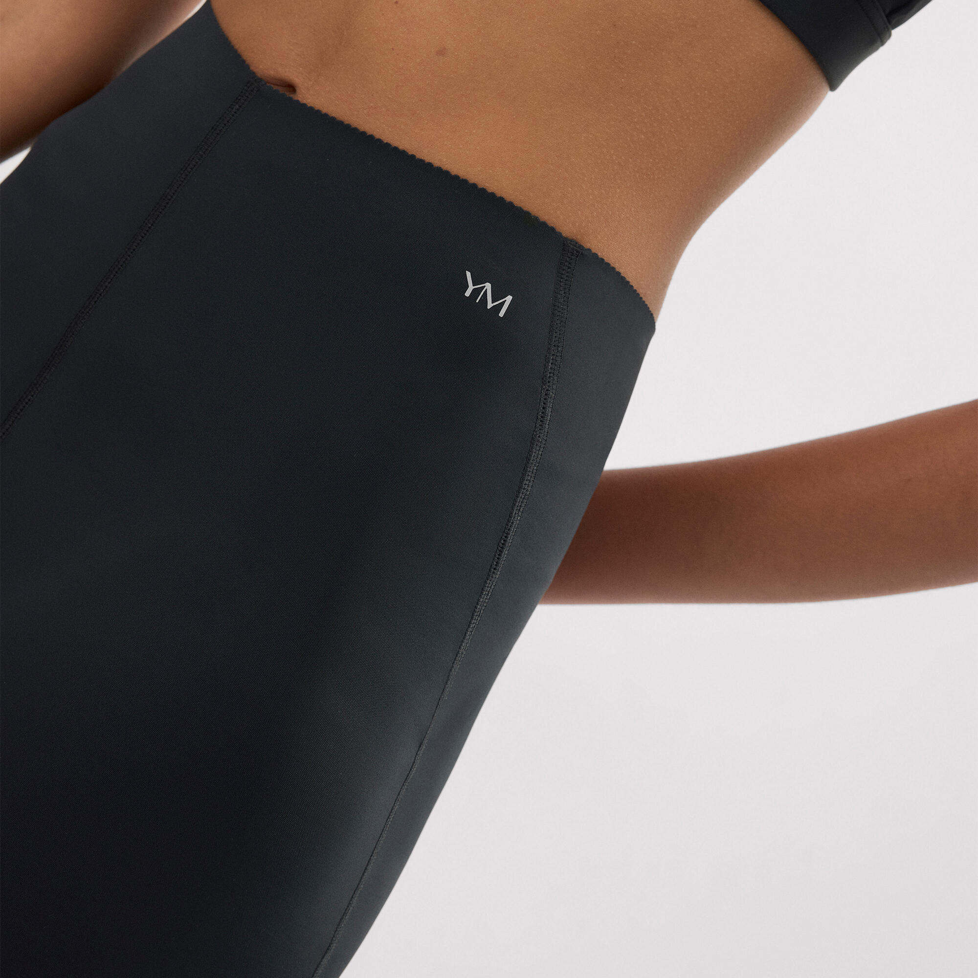 Leggings deportivos Compressive cortos negro 5/6