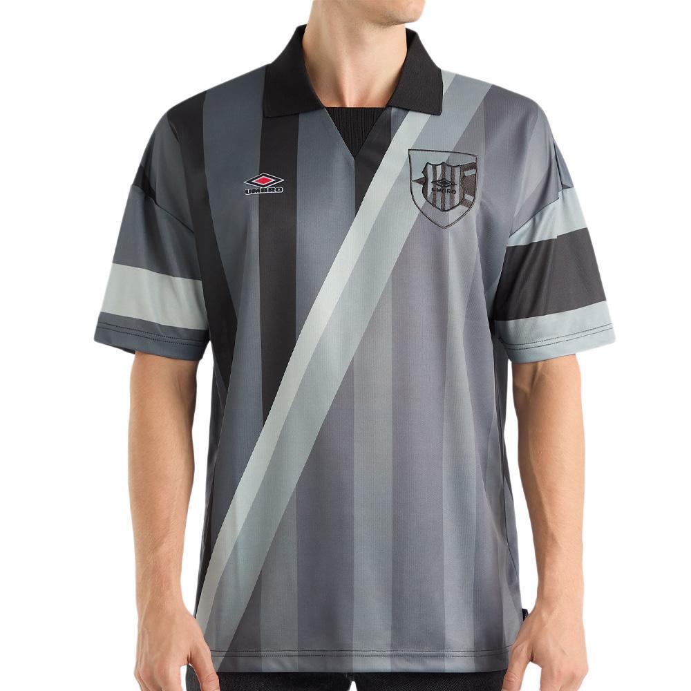Umbro Men's Mash Black/Grey Polo Shirt