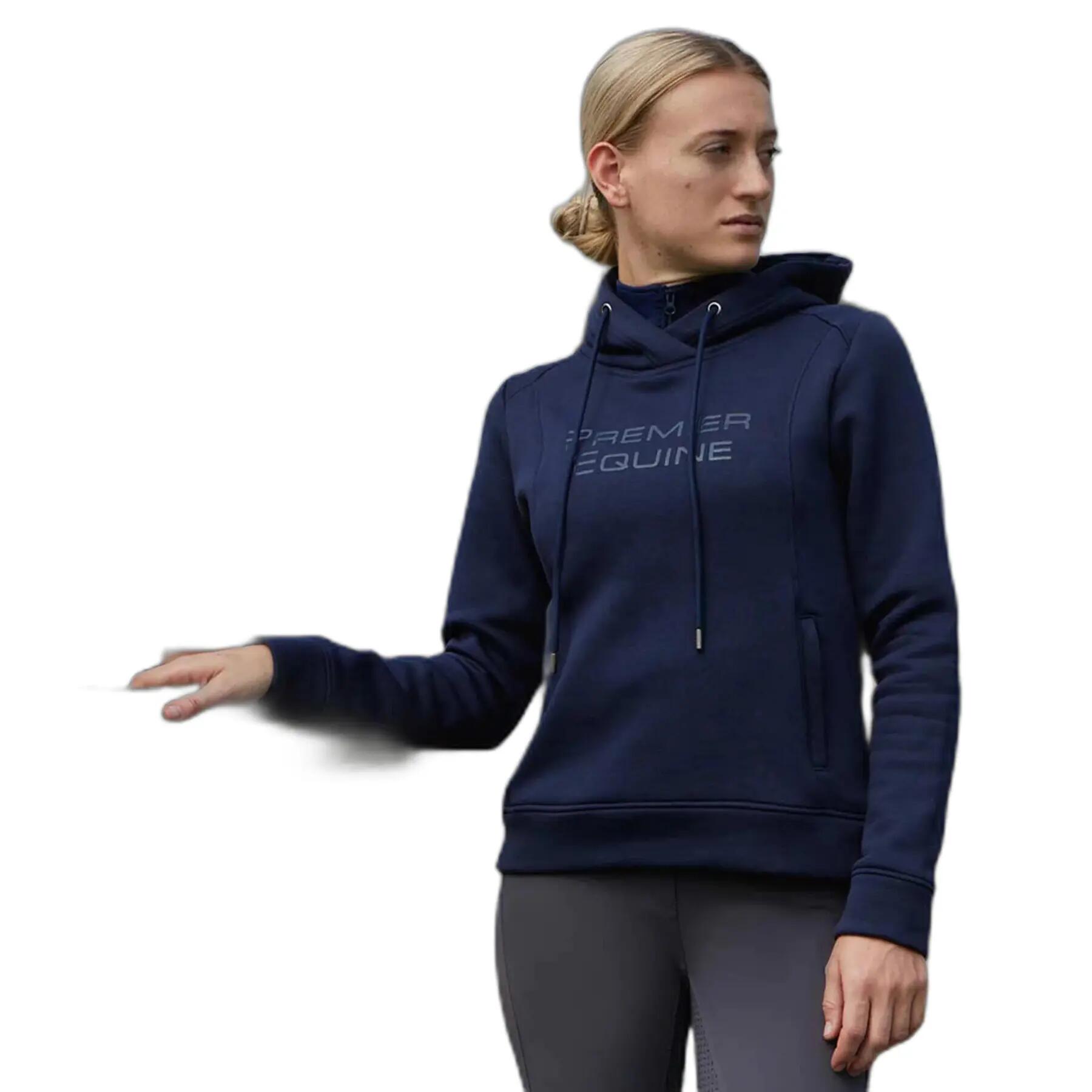 Sweatshirt de equitação com capuz para mulher Premier Equine Lucia 2/6