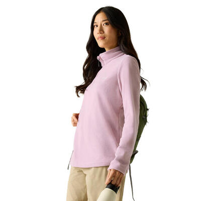 Dames sweetheart quarter zip fleece top (marine)