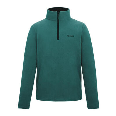 Geweldig voor buiten heren thompson half zip fleece sweater (donkergrijs)