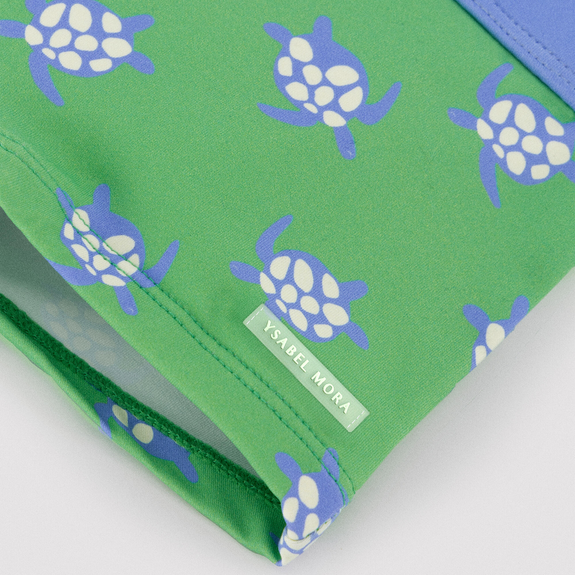 Bañador bóxer bebé estampado tortugas verde 2/2