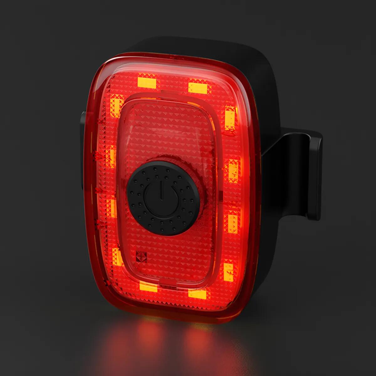 Luz trasera para bicicleta 120 lúmenes roja con iluminación LED 2/7