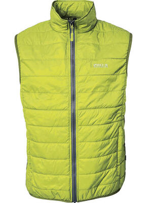 Heren gewatteerd vest hans fluorescerend neongeel