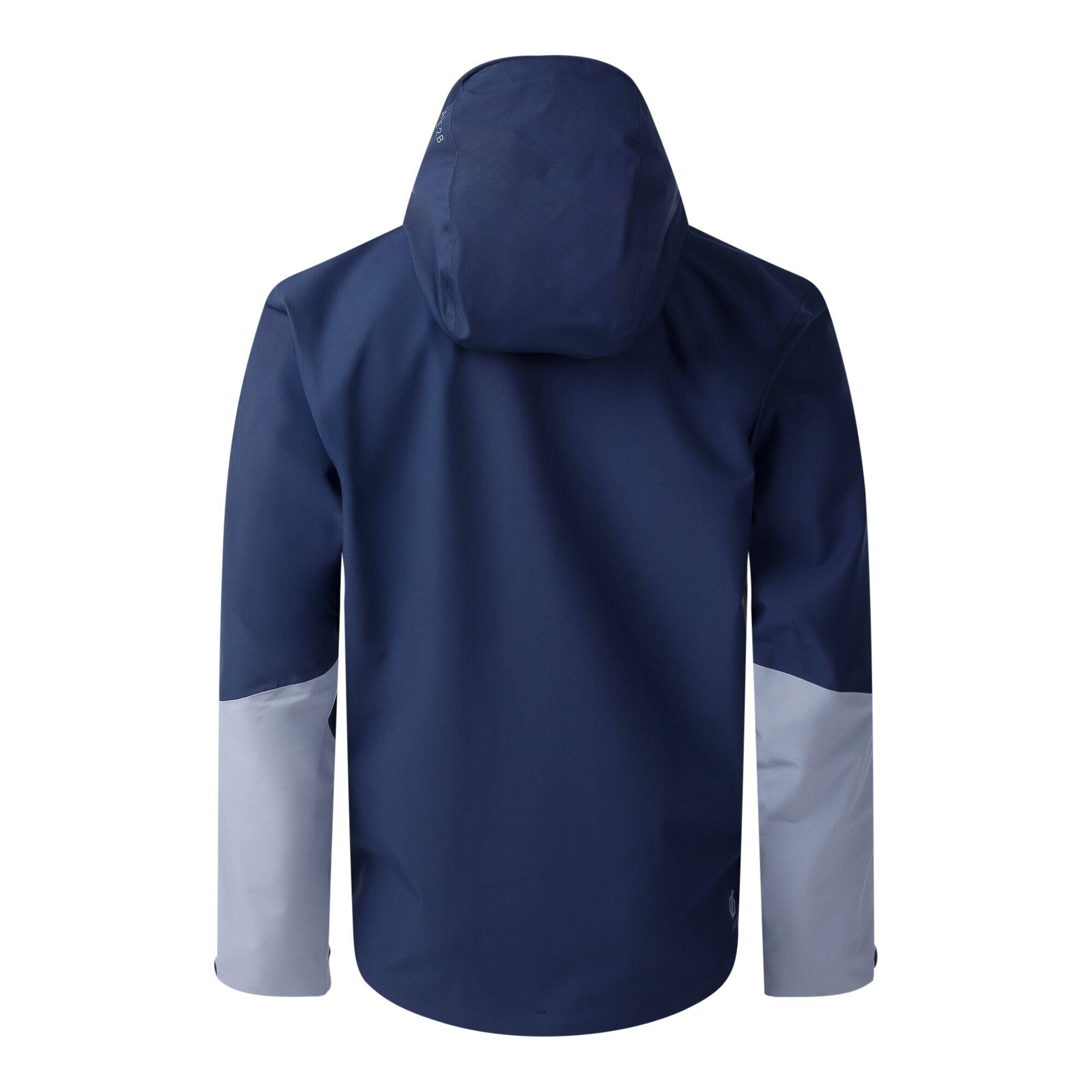 Heren Arising IV waterdichte tweekleurige jas (Marine/Mercurius) 2/5