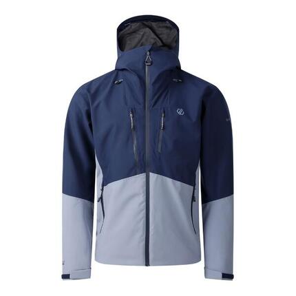 Veste Imperméable Motif/style Bicolore ARISING Homme (Bleu Marine / Mercure)
