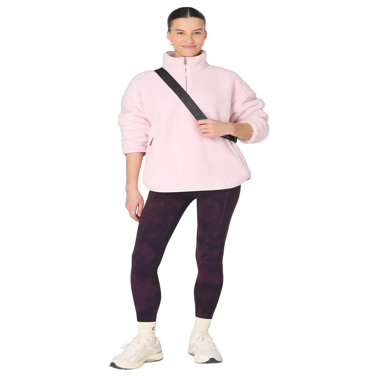 Pull Polaire à Demi-Zip et Capuche Sweaty Betty Fleece 3/7