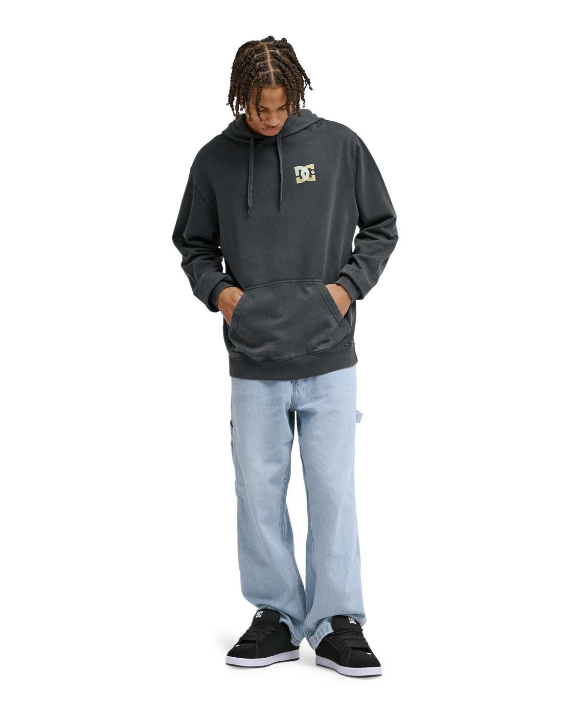 Sudadera con Capucha SKULL STORM Negro Hombre 3/4