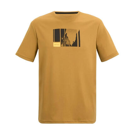 Tshirt Motif/style Escalade En Montagne FINGAL Homme (Marron Bois)